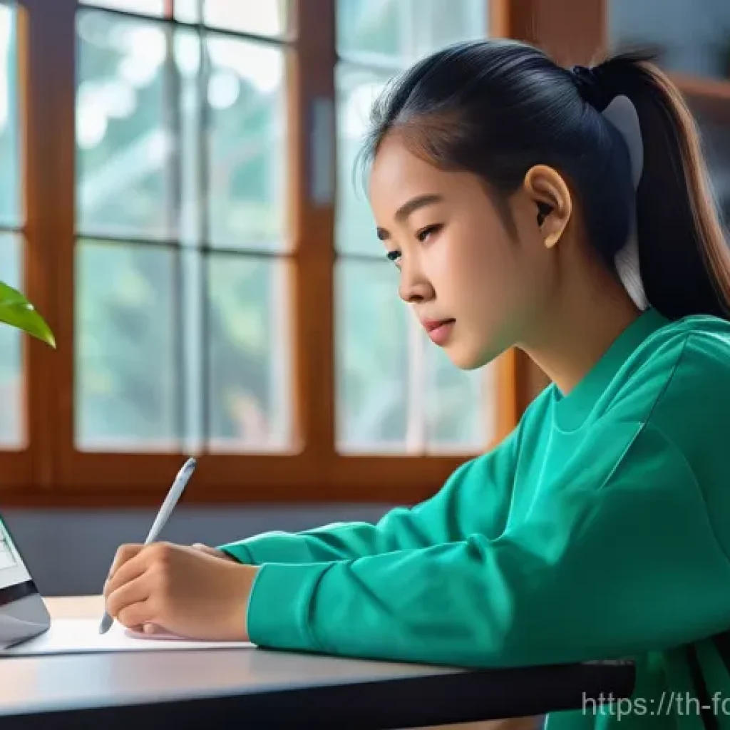 웹 기반 교육 플랫폼의 발전 방향 - **Prompt Title: Personalized AI Learning Journey**
A vibrant, futuristic digital painting depict...